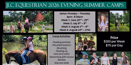Evening Horse Summer Camp Week 4