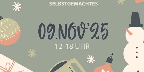 Wintermarkt 3.0, im Caf\u00e9 Kalandstube GbR, So.,09.11.2025 von 12-18 Uhr, Eintritt frei