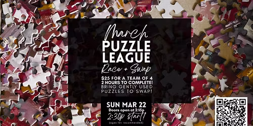 March Puzzle League Race + Swap