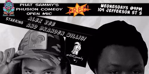 Phat Sammy's Phusion Comedy Open Mic in Downtown Huntsville, Alabama