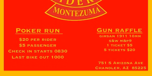Marine Riders Poker Run and BBQ