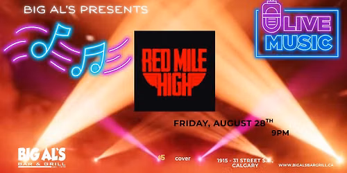 LIVE MUSIC WITH RED MILE HIGH