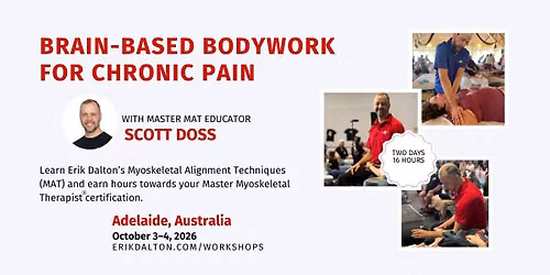 Myoskeletal Alignment Therapy Workshop - Adelaide