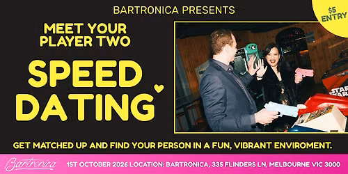 Melbourne Arcade Bar Speed Dating - Bartronica