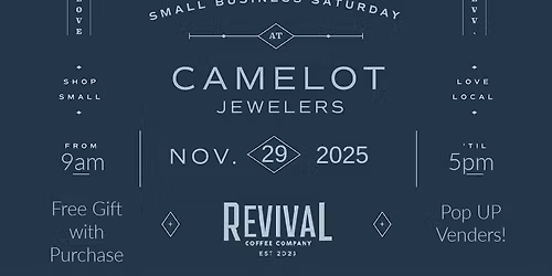 Small Business Saturday at Camelot! 
