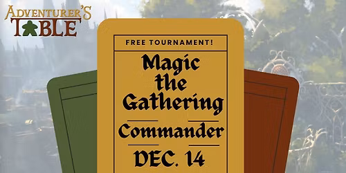 MTG Casual Commander Tournament