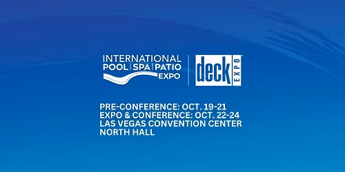 International Pool Spa Patio Expo, co-located with Deck Expo