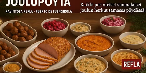 Reflan perinteinen joulubuffet 35\u20ac