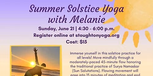 Summer Solstice Yoga with Melanie