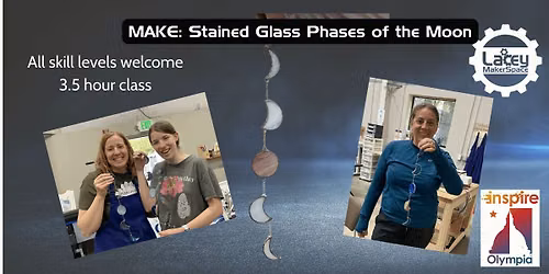 MAKE: Stained Glass Phases of the moon