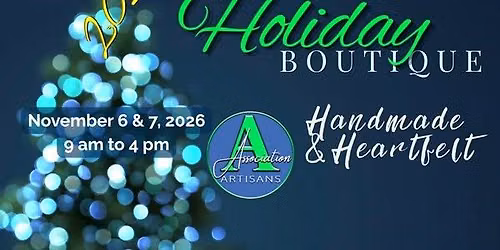 2026 Artisans Association Holiday Boutique