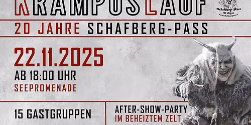 KRAMPUSLAUF 20 Jahre Schafberg-Pass St.Gilgen 
