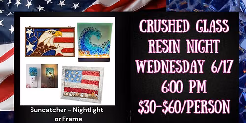 Crushed Glass and Resin Workshop