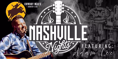 Nashville Nights w\/ Adam Lee, @ Cowboy Mac's