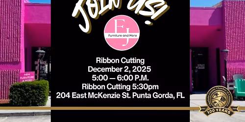 F.J. New Furniture Ribbon Cutting