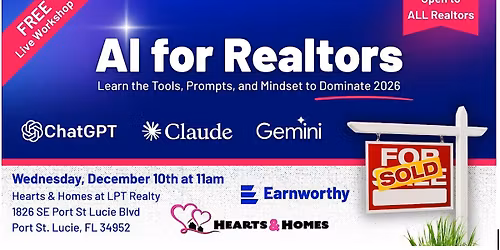 AI for Realtors: Learn the Tools, Prompts, and Mindset to Dominate 2026