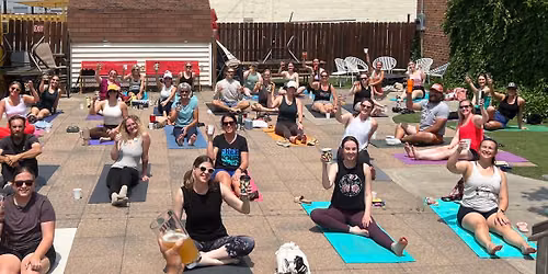 Beer Garden Yoga!