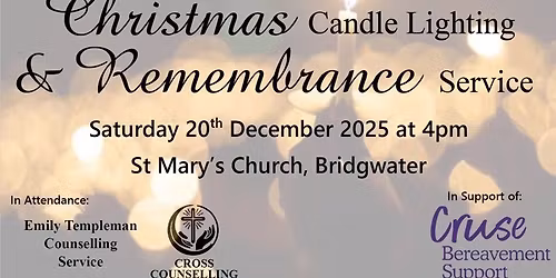 Christmas Candle Lighting & Remembrance service (Free event)