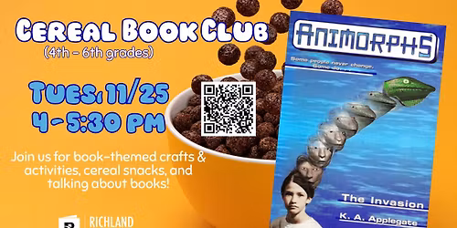 Cereal Book Club: Animorphs by K. A. Appleton