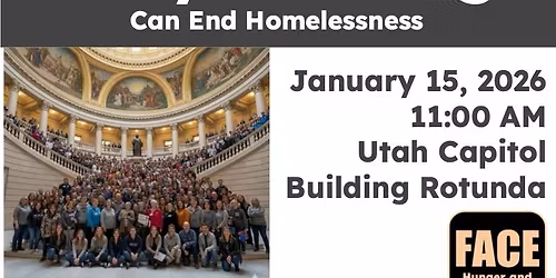FACE Hunger and Homelessness Gathering at the Utah Capitol Building