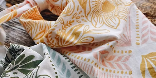 Block Printed Bandanas with Ellie Burton