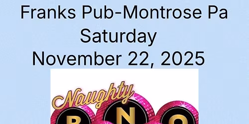 Naughty Bingo At Frank's Pub