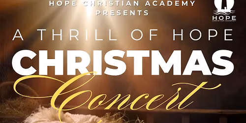A Thrill of Hope Christmas Concert