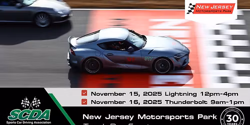 SCDA Track Day at NJMP 11\/15-11\/16