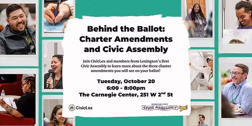Behind the Ballot: Charter Amendments and Civic Assembly