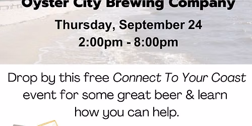 Connect to your Coast at Oyster City Brewing Company