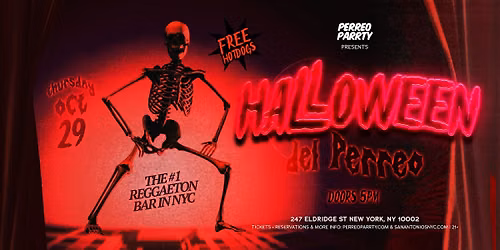 Halloween del Perreo Parrty at San Antonios Reggaeton Bar