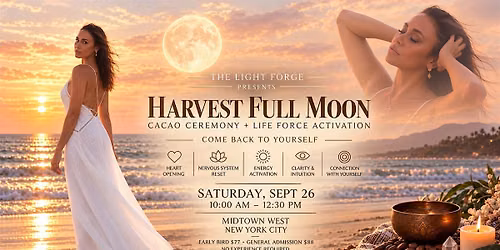 Harvest Full Moon: Cacao Ceremony + Life Force Activation