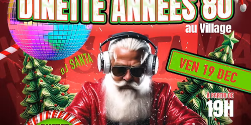 DINETTE DANSANTE 80's AU VILLAGE MADE IN FRANCE