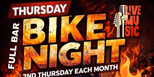 Second Thursday Downtown Leesburg Bike Night Sponsored by Gator Harley Davidson.