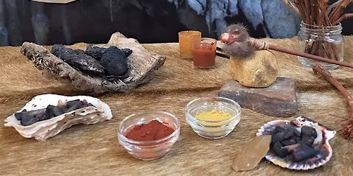 Taller familiar de pintura rupestre (a partir de 3 a\u00f1os)