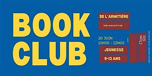 Bookclub jeunesse de L'Armiti\u00e8re !