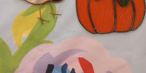 Stained Glass Pumpkin OR Turkey - you choose