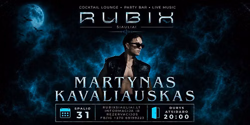 RUBIX \u0160iauliai | Martynas Kavaliauskas | Spalio 31