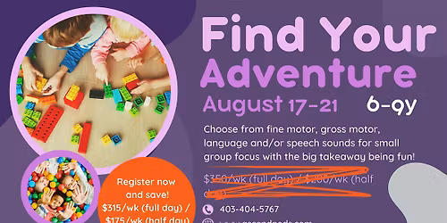 Find Your Adventure - Summer Camp for 6-9y