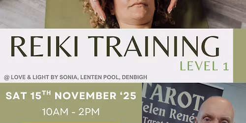 Usui Reiki 1 Training Certification at Love & Light by Sonia