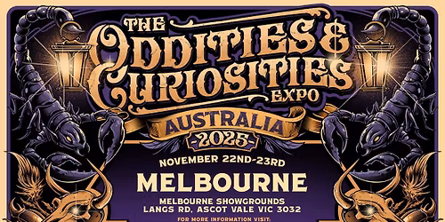 The Oddities & Curiosities Exo Adelaide and Melbourne 