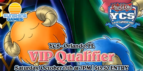 Yu-Gi-Oh! VIP Qualifier - Orlando, FL