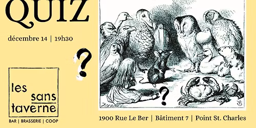 QUIZ des sans-taverne