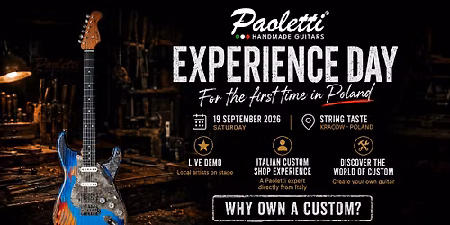 Paoletti Guitars Experience Day @ String Taste