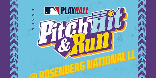 MLB Pitch, Hit & Run at Rosenberg National Little League