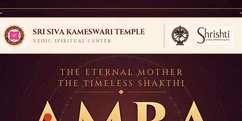 AMBA - Fund Raiser for Siva Kameshwari Temple — Arts & culture in Northwood high school · Irvine, CA