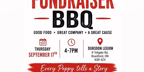 POPPY PROJECT COMMUNITY FUNDRAISER 