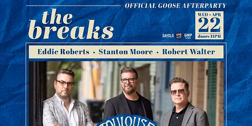 The Breaks ft. Eddie Roberts, Stanton Moore, and Robert Walter (LATE NIGHT)