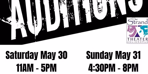 Auditions for 2026\/27 Production Season