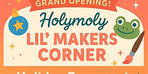 Holymoly Lil' Makers- Wood Painting Ornaments